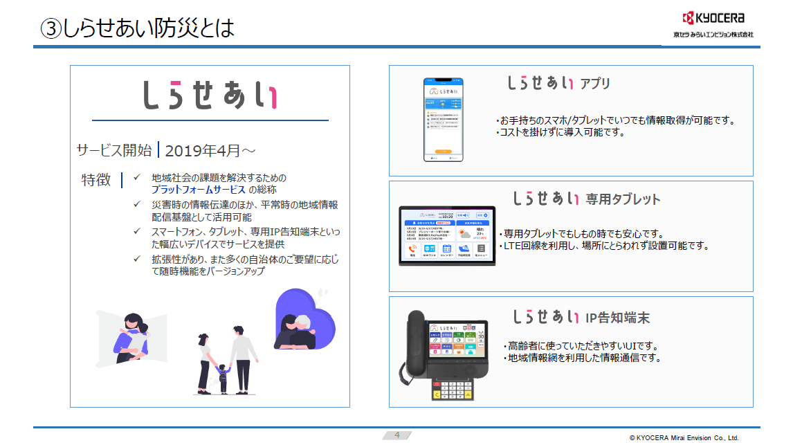 「しらせあい防災ご紹介資料」の表紙画像